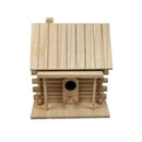 DecorBites™ Handmade Wooden Bird Nest Box for Outdoor Decor