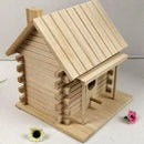 DecorBites™ Handmade Wooden Bird Nest Box for Outdoor Decor