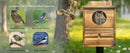 DecorBites™ Handmade Wooden Screech Owl House - Outdoor Nesting Box