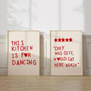 DecorBites™ Heart Quote Kitchen Wall Art Painting
