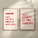 DecorBites™ Heart Quote Kitchen Wall Art Painting