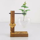 DecorBites™ Heart Shape Hydroponic Glass Vase - Home Decor