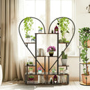 DecorBites™ Heart Shaped 6-Tier Metal Plant Stand