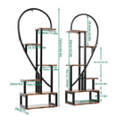 DecorBites™ Heart Shaped Plant Stand with Hooks
