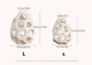 DecorBites™ Hollow Out Ceramic Vase - Nordic Style
