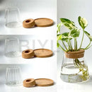 DecorBites™ Hydroponic Glass Flower Pots - Set of 2
