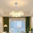 Decorbites iced crystal chandeliers cloud led living room light