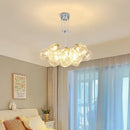 Decorbites iced crystal chandeliers cloud led living room light