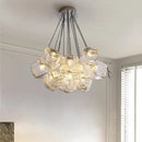 Decorbites iced crystal chandeliers cloud led living room light