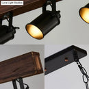 DecorBites™ Industrial Black Metal Island Light Fixture - 5-Light Kitchen Hanging Lamp