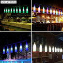 Industrial iron pipe multi-color bottle pendant light dining room