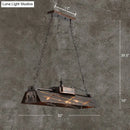 DecorBites™ Industrial Metal 4-Light Suspension Lamp with Hollow-out Design for Dining Room Island