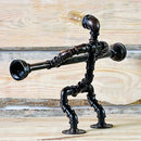 DecorBites™ Industrial Metal Athlete Table Light - 1 Head Night Lamp for Boys' Bedside in Black