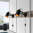DecorBites™ Industrial Plug In Wall Sconce