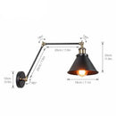 DecorBites™ Industrial Plug In Wall Sconce