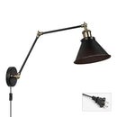 DecorBites™ Industrial Plug In Wall Sconce
