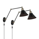 DecorBites™ Industrial Plug In Wall Sconce