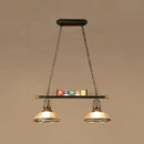 DecorBites™ Industrial Style Black Metal Billiard Light Pendant for Restaurant Island