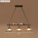 DecorBites™ Industrial Style Black Metal Billiard Light Pendant for Restaurant Island