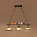 DecorBites™ Industrial Style Black Metal Billiard Light Pendant for Restaurant Island