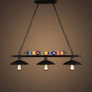 DecorBites™ Industrial Style Black Metal Billiard Light Pendant for Restaurant Island