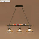 DecorBites™ Industrial Style Black Metal Billiard Light Pendant for Restaurant Island