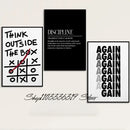 DecorBites™ Inspirational Discipline Art Canvas Print for Home