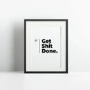 DecorBites™ Inspirational Quote Poster for Home or Office