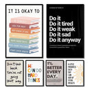 DecorBites™ Inspirational Quote Poster for Home or Office