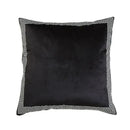 Decorbites intersecting geometric navy & white cushion cover living room