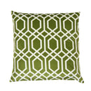 Decorbites intersecting geometric navy & white cushion cover living room