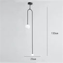 Decorbites iron balance black three bulb chandelier living room light
