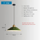 Decorbites iron industrial green enamel chandelier dining room light