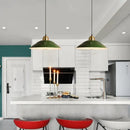 Decorbites iron industrial green enamel chandelier dining room light