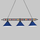 DecorBites™ Iron Linear Island Ceiling Light with Cone Shade - Industrial Country Club Style