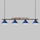DecorBites™ Iron Linear Island Ceiling Light with Cone Shade - Industrial Country Club Style