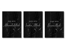 DecorBites™ Islamic Canvas Wall Art Set - 3 Pieces