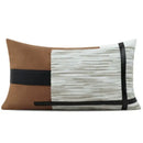 Decorbites italian luxury brown leather pillowcase living room cover
