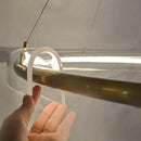Decorbites italian minimalist gold double ring chandelier living room