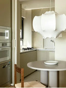 Decorbites italian silk layered pendant light for the dining room