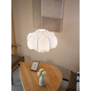 Decorbites italian silk layered pendant light for the dining room