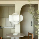 Decorbites italian silk layered pendant light for the dining room