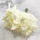 Decorbites ivory flower cherry stamen berries wedding decor living room