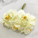 Decorbites ivory flower cherry stamen berries wedding decor living room