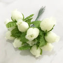 Decorbites ivory flower cherry stamen berries wedding decor living room