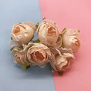 Decorbites ivory flower cherry stamen berries wedding decor living room