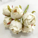 Decorbites ivory flower cherry stamen berries wedding decor living room