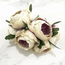 Decorbites ivory flower cherry stamen berries wedding decor living room