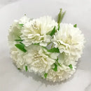 Decorbites ivory flower cherry stamen berries wedding decor living room
