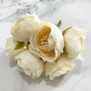 Decorbites ivory flower cherry stamen berries wedding decor living room
